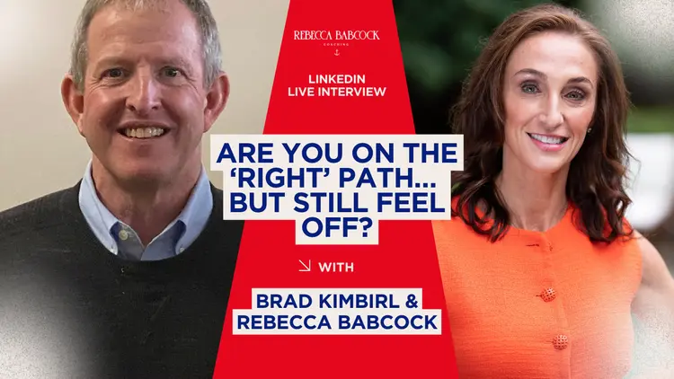 Are you on the 'right' path... but still feel off?